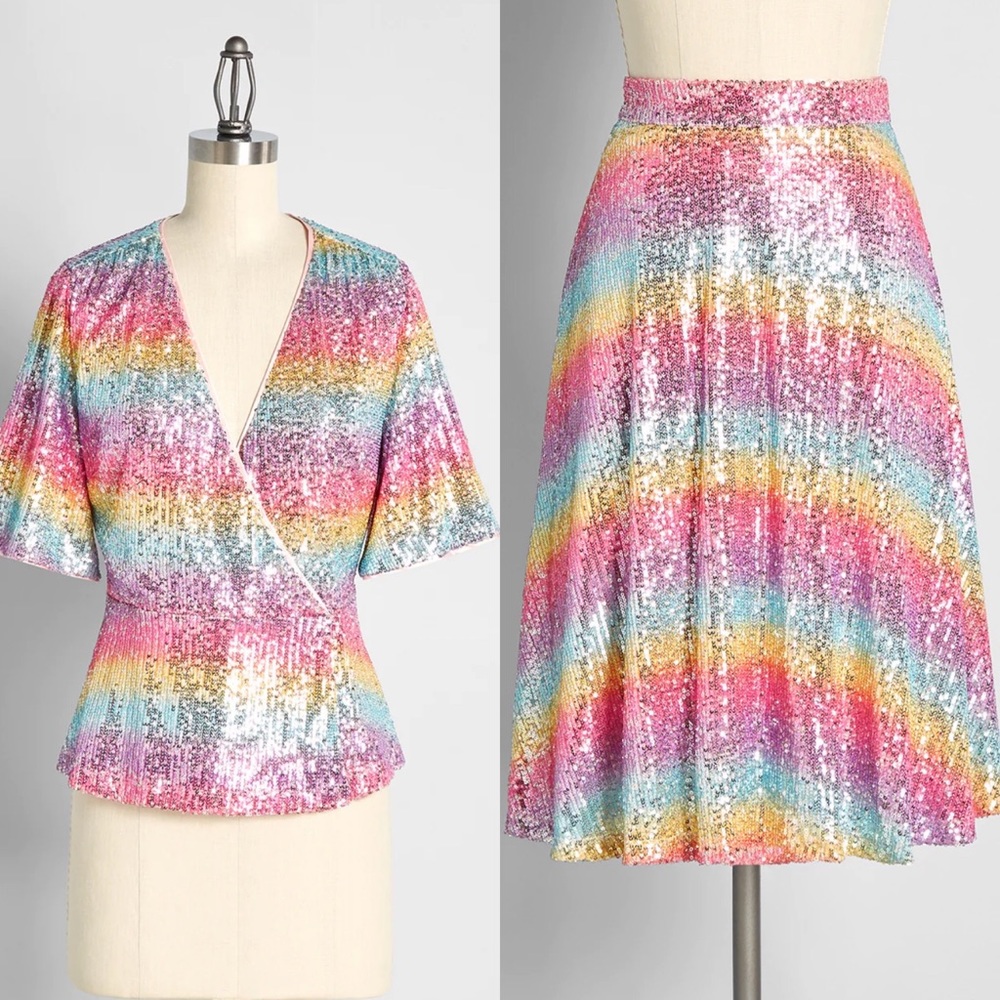 NWT Sequin Top & Skirt Set - ERAS TOUR Vibes